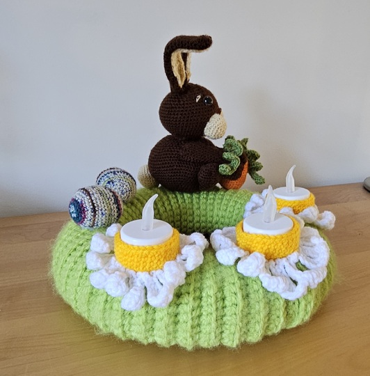Tischkranz für Ostern, PDF-Datei
