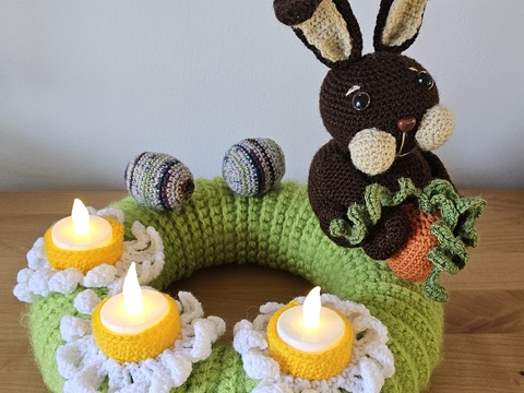 Tischkranz für Ostern, PDF-Datei