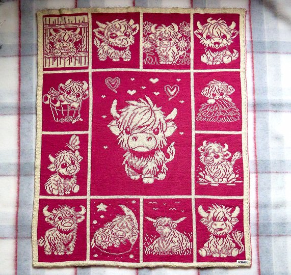 Strickanleitung "Zora & Friends" - niedliche kleine Doubleface-Decke