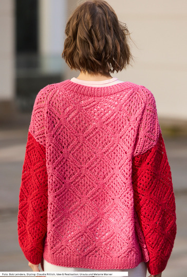 Jacke mit Ajourmuster