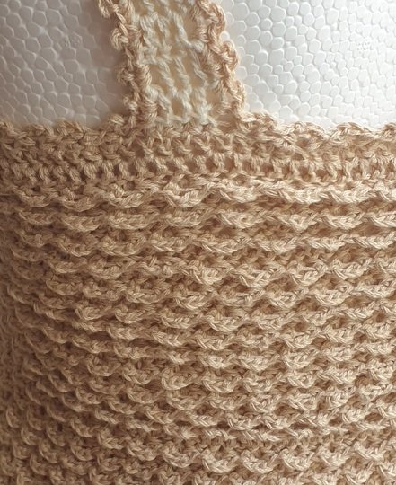 Häkelanleitung BOHO-BREEZE Top-Down-Bustier/Sommer-Top –  nahtlos in Runden