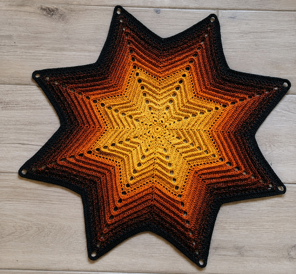 Anleitung Sternchendecke "Galaktica"