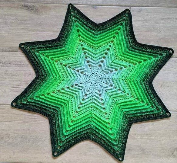 Anleitung Sternchendecke "Galaktica"