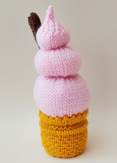 TeaCosyFolk's 99 Ice Cream Chocolate Orange Cosy Knitting Pattern