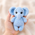 Häkelanleitung Elefant aus Chenillegarn – Amigurumi PDF