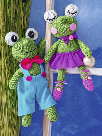 Sei Mein Frosch, gehäkelt