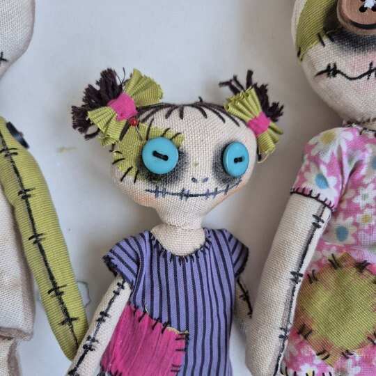Voodoo Family Rag Dolls – PDF Sewing Pattern