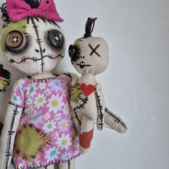 Voodoo Family Rag Dolls – PDF Sewing Pattern