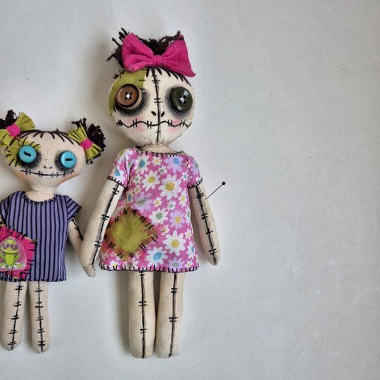 Voodoo Family Rag Dolls – PDF Sewing Pattern
