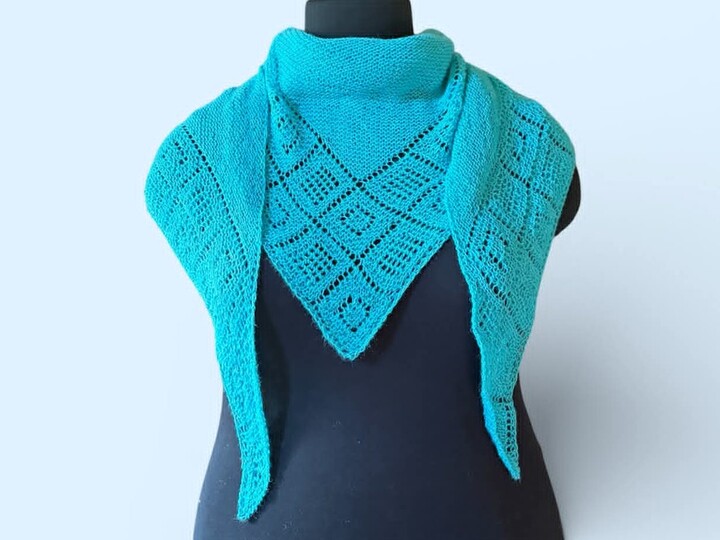 Dreieckstuch "Esperanza" mit Lacemuster stricken