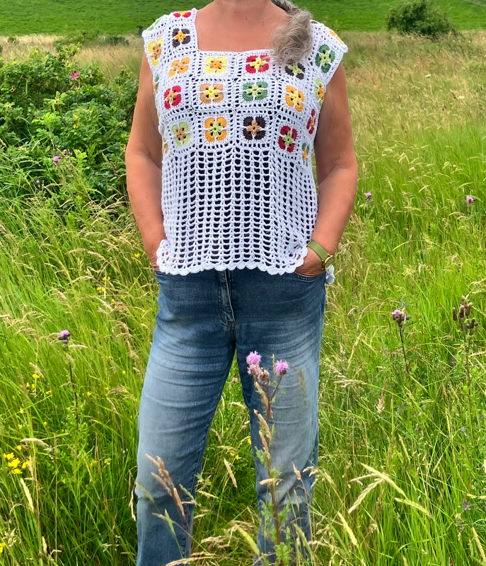 Grannyweiß mit BOHO – Charme - Häkelanleitung - Bild 9