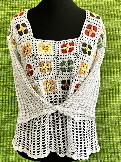 Grannyweiß mit BOHO – Charme - Häkelanleitung