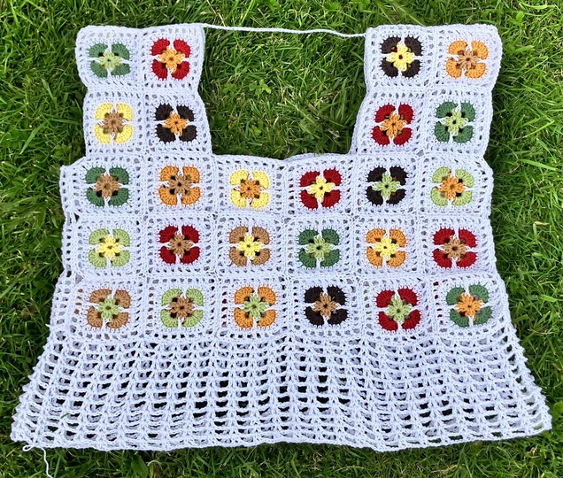 Grannyweiß mit BOHO – Charme - Häkelanleitung