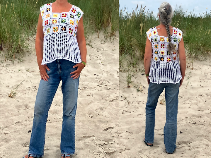 Grannyweiß mit BOHO – Charme - Häkelanleitung