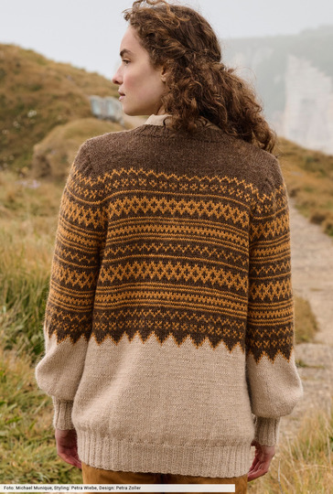 Pulli mit Jacquardpasse