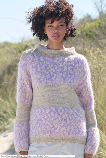 Pulli mit Animalprint-Muster