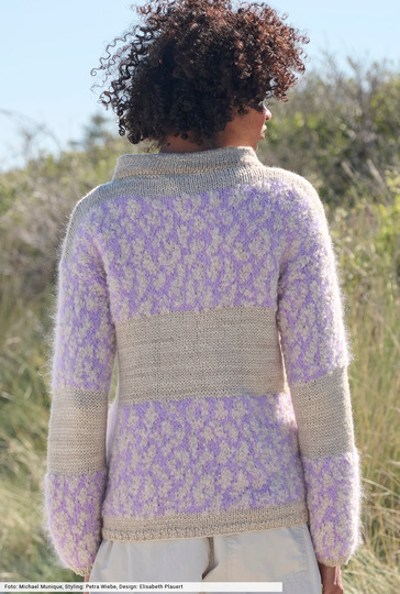 Pulli mit Animalprint-Muster