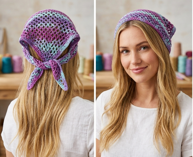 Kreativ Bandana Dreiecktuch RUNA PDF Download mit Fotos