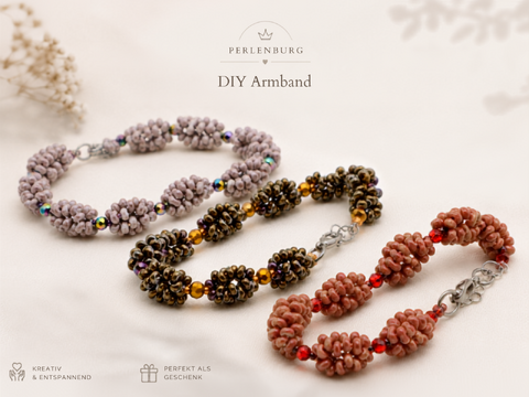 Florina Beaded Bracelet PDF Pattern – Elegant Farfalle Bead Bracelet