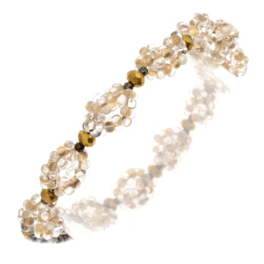 PDF-Anleitung - Elegantes Perlenarmband "Florina" aus Farfalle-Perlen