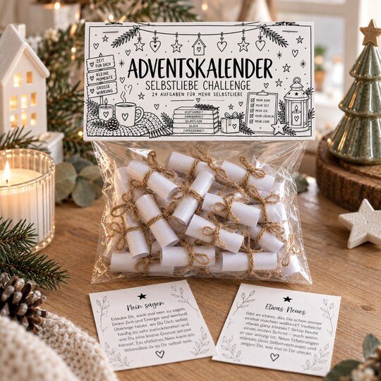 Selbstliebe Adventskalender | 24-Tage Selbstliebe Challenge | Achtsamkeit &