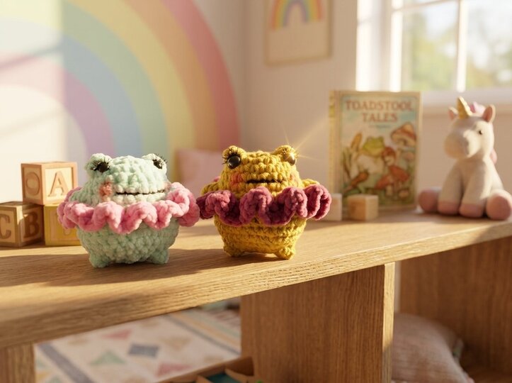 Crochet Pattern – Frogs in a Tutu | Amigurumi