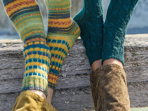 Herren- und Damensocken