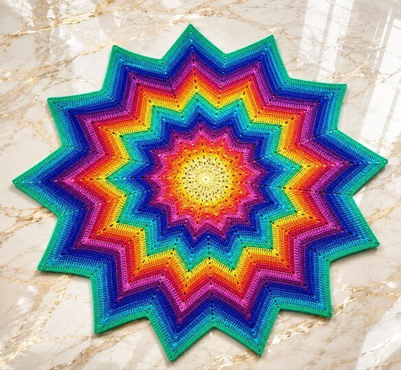 Anleitung Sternendecke "Sirius"