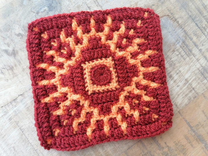 Kalia - Mosaic crochet square