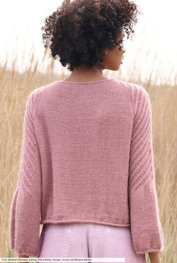 Pulli mit Diagonal-Strukturen