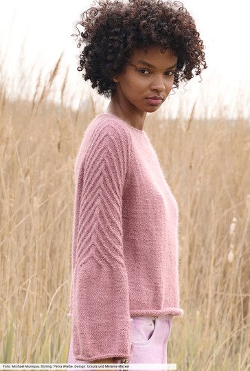 Pulli mit Diagonal-Strukturen