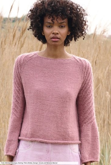 Pulli mit Diagonal-Strukturen