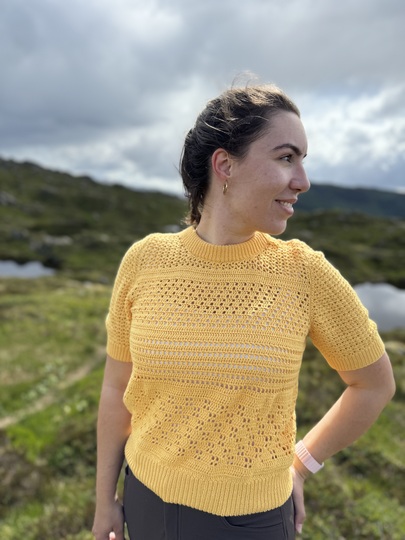 Crochet Pattern (English & German), Eloise Tee
