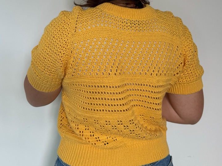 Crochet Pattern (English & German), Eloise Tee