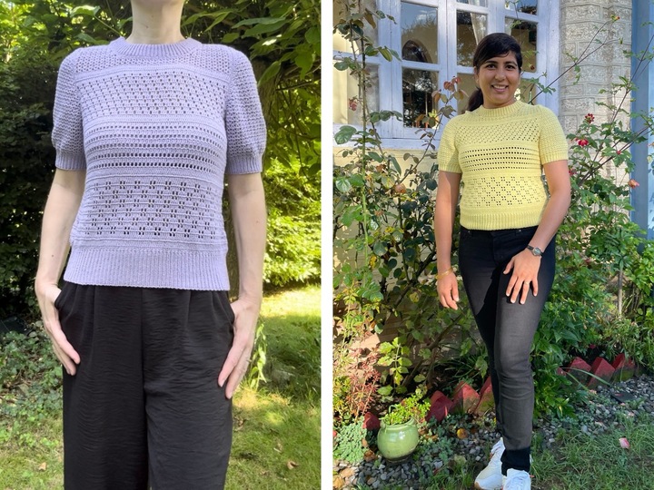 Crochet Pattern (English & German), Eloise Tee
