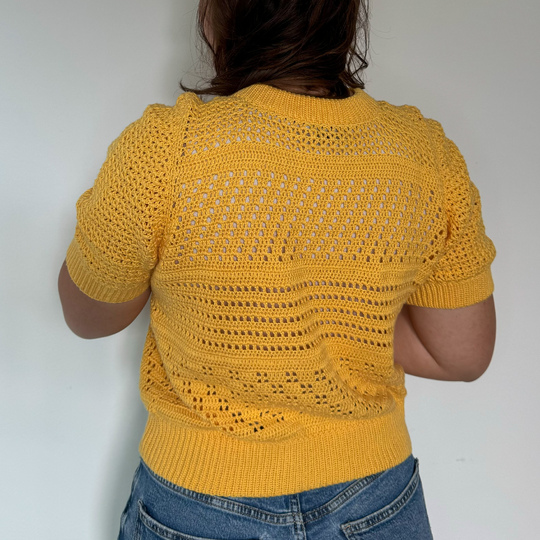 Crochet Pattern (English & German), Eloise Tee