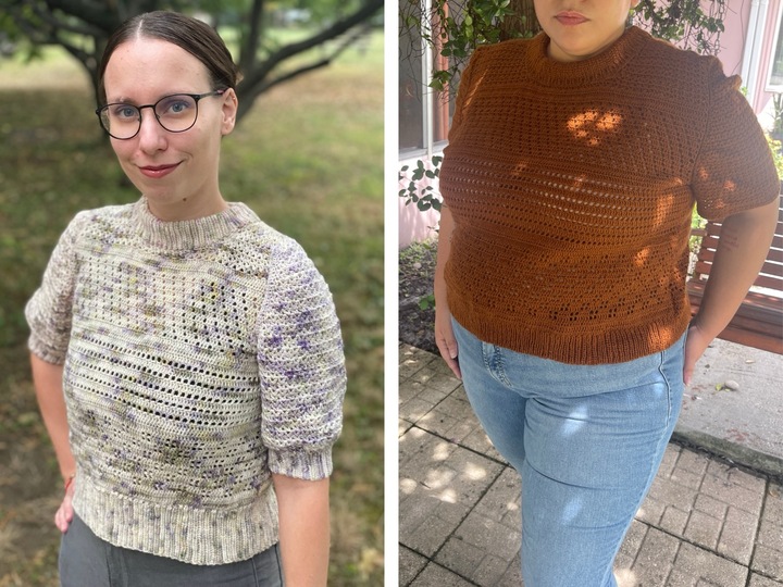 Crochet Pattern (English & German), Eloise Tee