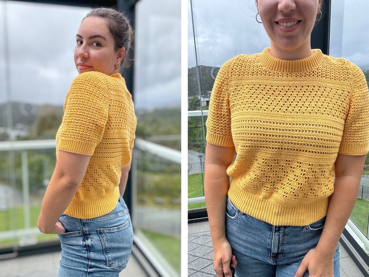 Häkelanleitung (Deutsch & Englisch) - Eloise Tee/T-Shirt