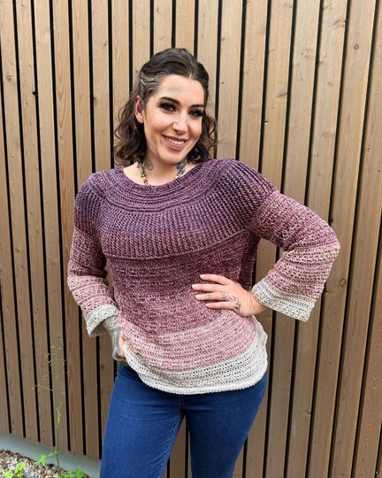 Häkelanleitung Pulli "MUSCHELBEERCHEN"