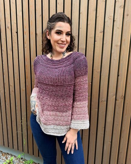 Häkelanleitung Pulli "MUSCHELBEERCHEN"