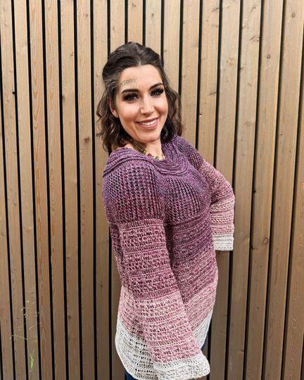Häkelanleitung Pulli "MUSCHELBEERCHEN"