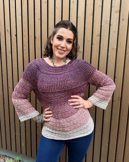 Häkelanleitung Pulli "MUSCHELBEERCHEN"