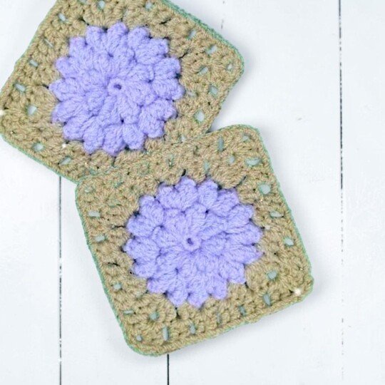 Dahlia Granny Square Crochet Pattern