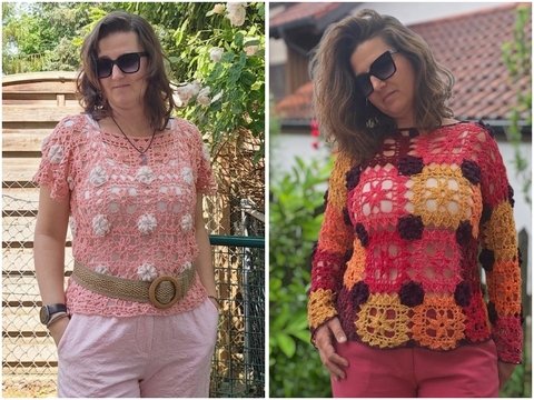 Häkelanleitung Dornröschen – Grannyshirt & Pullover