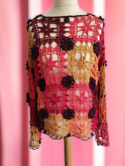 Häkelanleitung Dornröschen – Grannyshirt & Pullover