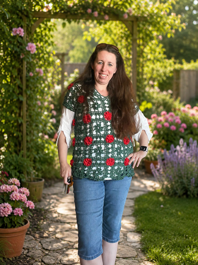 Häkelanleitung Dornröschen – Grannyshirt & Pullover