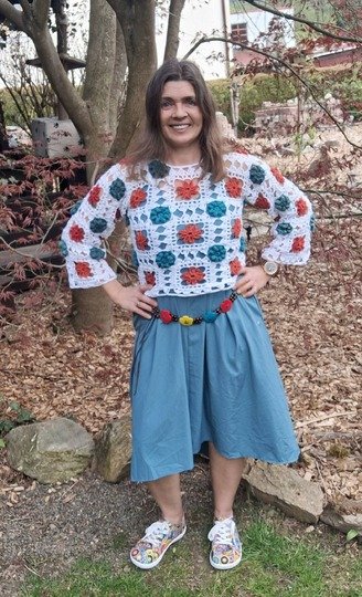 Häkelanleitung Dornröschen – Grannyshirt & Pullover