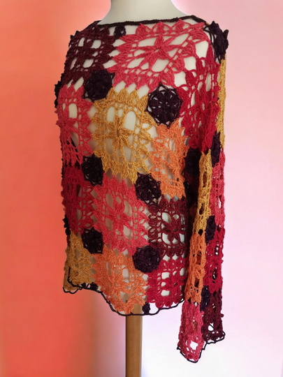 Häkelanleitung Dornröschen – Grannyshirt & Pullover