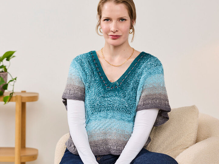 TUNIKA HENRIKE … AB HALSAUSSCHNITT GESTRICKT