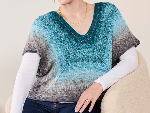 TUNIKA HENRIKE … AB HALSAUSSCHNITT GESTRICKT
